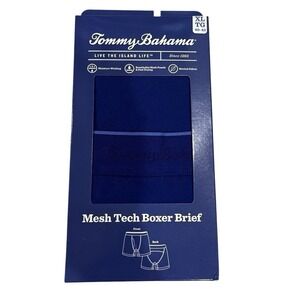 Tommy Bahama Mesh Tech Boxer Brief Men's XLarge Navy NWT MSRP $30/1 Per Box